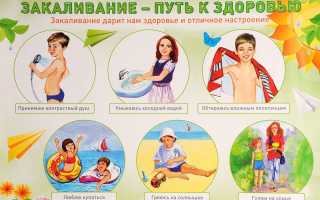 Лето-лучшее время для закаливания!