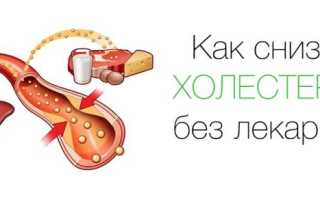 Как привести в норму высокий уровень холестерина без лекарств?